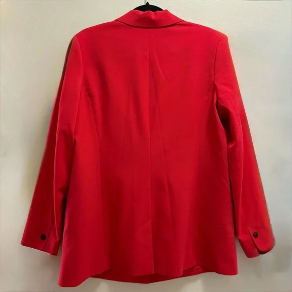 Reitmans Red Blazer Women’s Tailored Career Work Jacket Women’s 14 - Picture 3 of 15